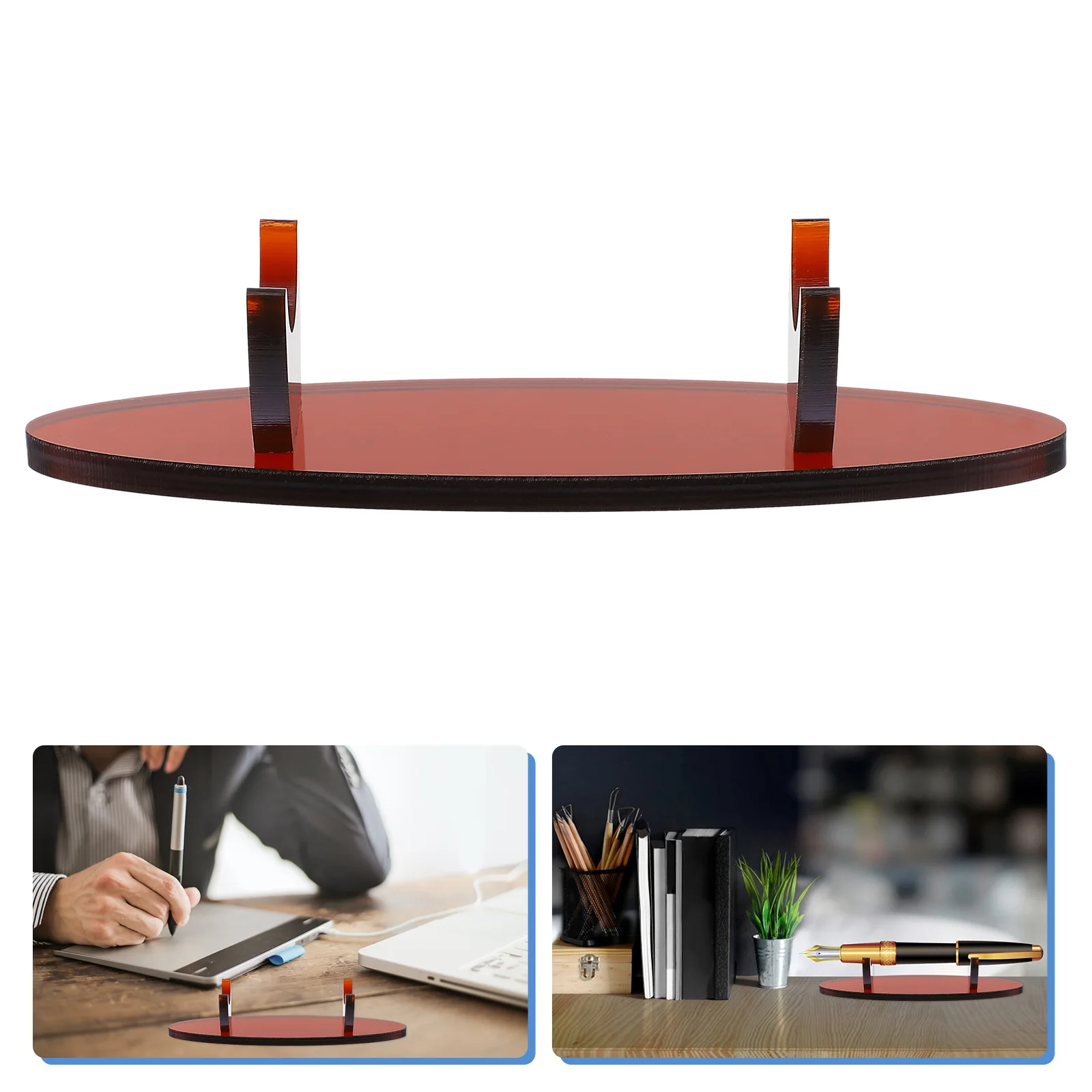 

Pen Holder Display Stand Desk Organizer Rack Plastic Pencil Holders for Makeup Brush