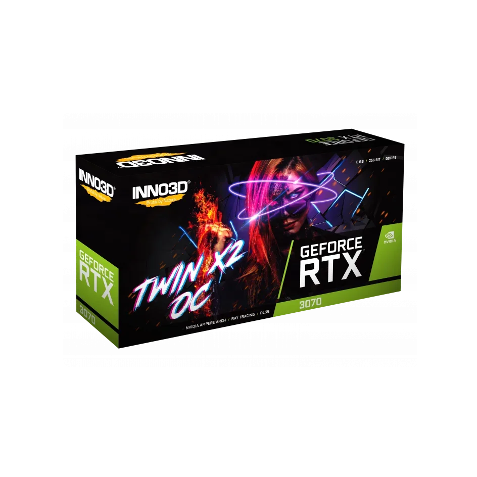 New INNO3D RTX 3070 TWIN X2 OC LHR GAMING Computer Graphics Cards for Desktop computer RTX3070 Non LHR