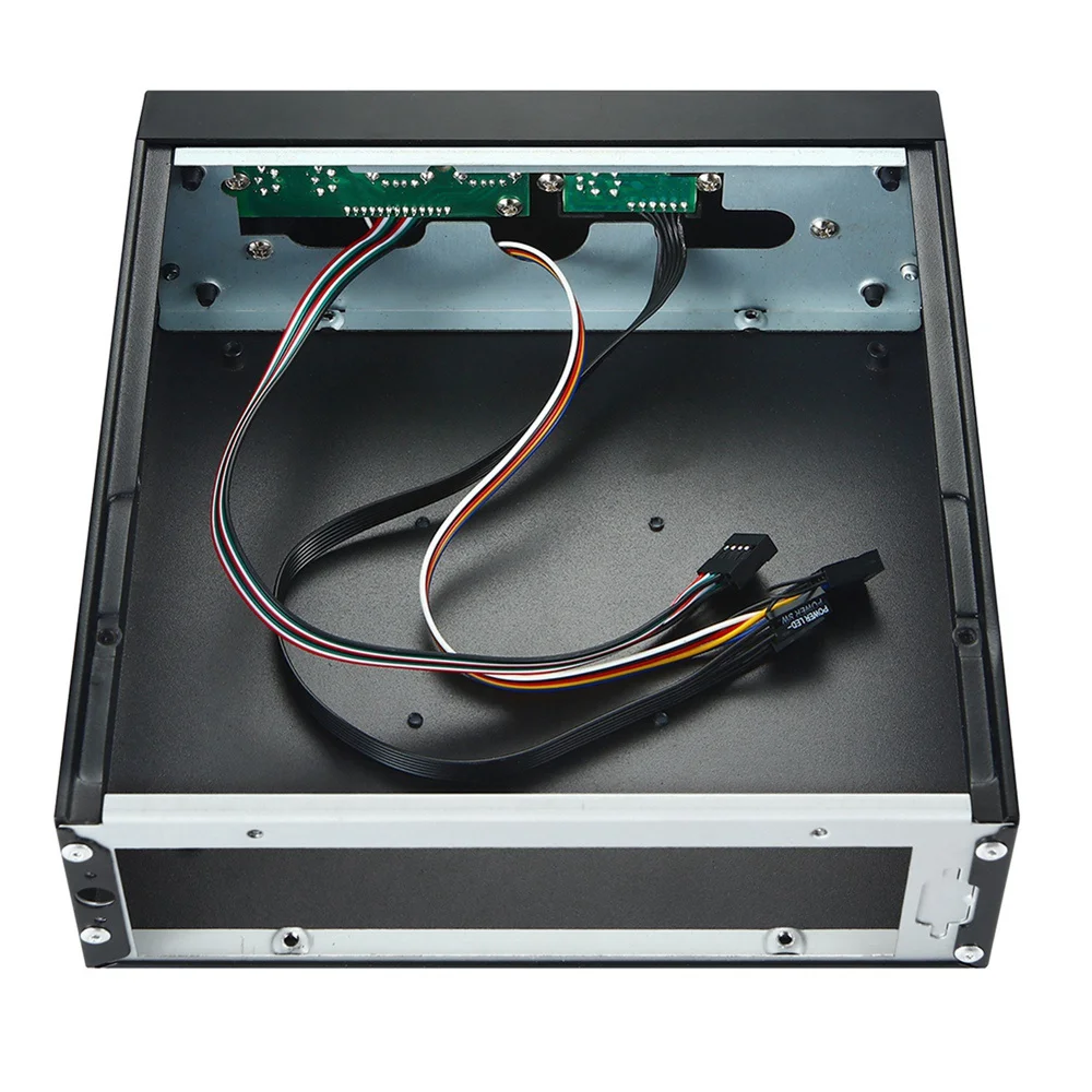 

L52A-1 Set ITX Computer Case M06 Mini Desktop Case & 1 Pcs DC ATX PSU PICO-BOX 12V 160W Pico ATX Switch Peak PSU 24Pin