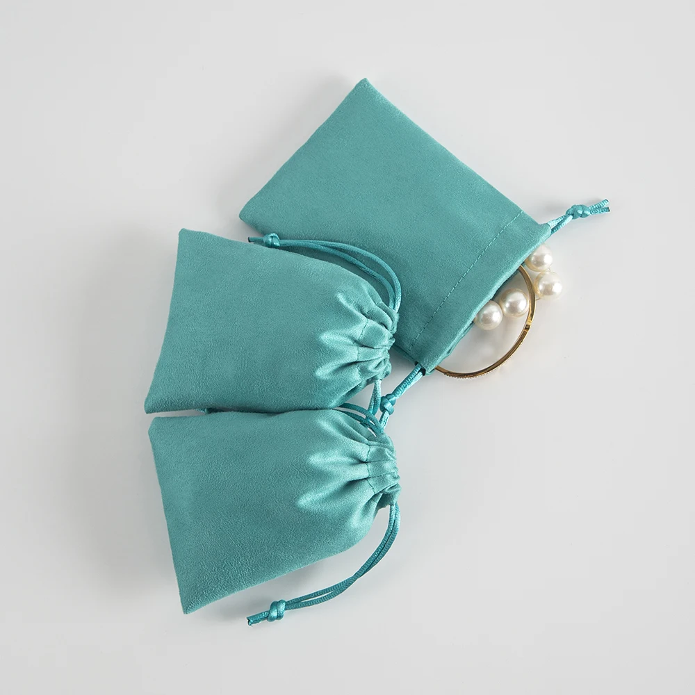50 Stück schöne Flanell-Samtbeutel mit Kordelzug, Schmuck, DIY-Geschenkbeutel, 5 x 7 cm, 7 x 9 cm, 8 x 10 cm, 9 x 12 cm, Hochzeitsgeschenke für Gäste, Süßigkeitenbeutel – Detail 6