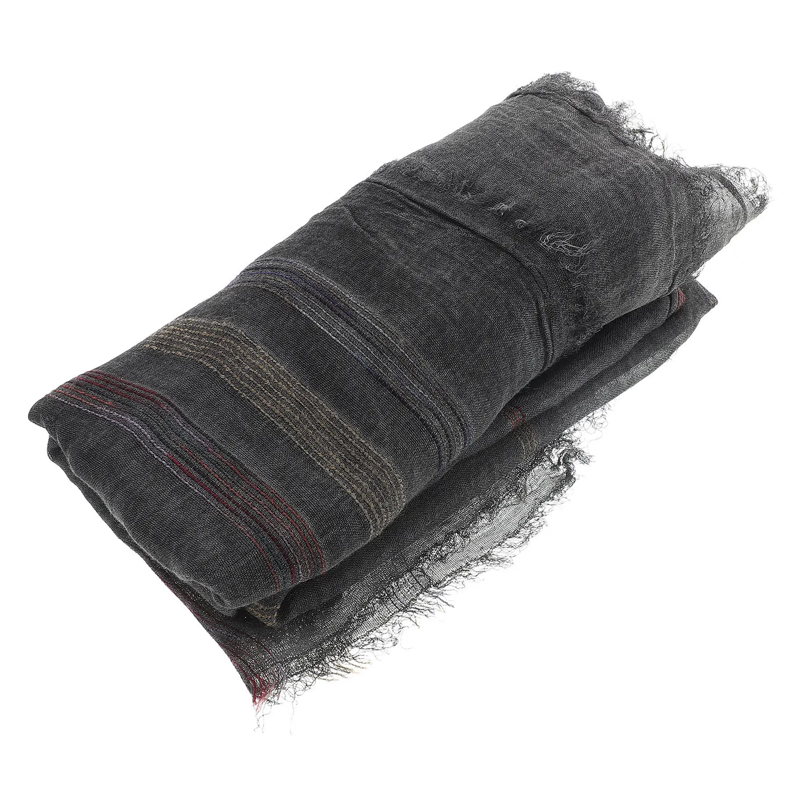 

Fall Soft Cotton Scarf Striped Lightweight Long Warm Scarf Unisex Comfortable Fashion Outdoor Winter Breathable Stylish