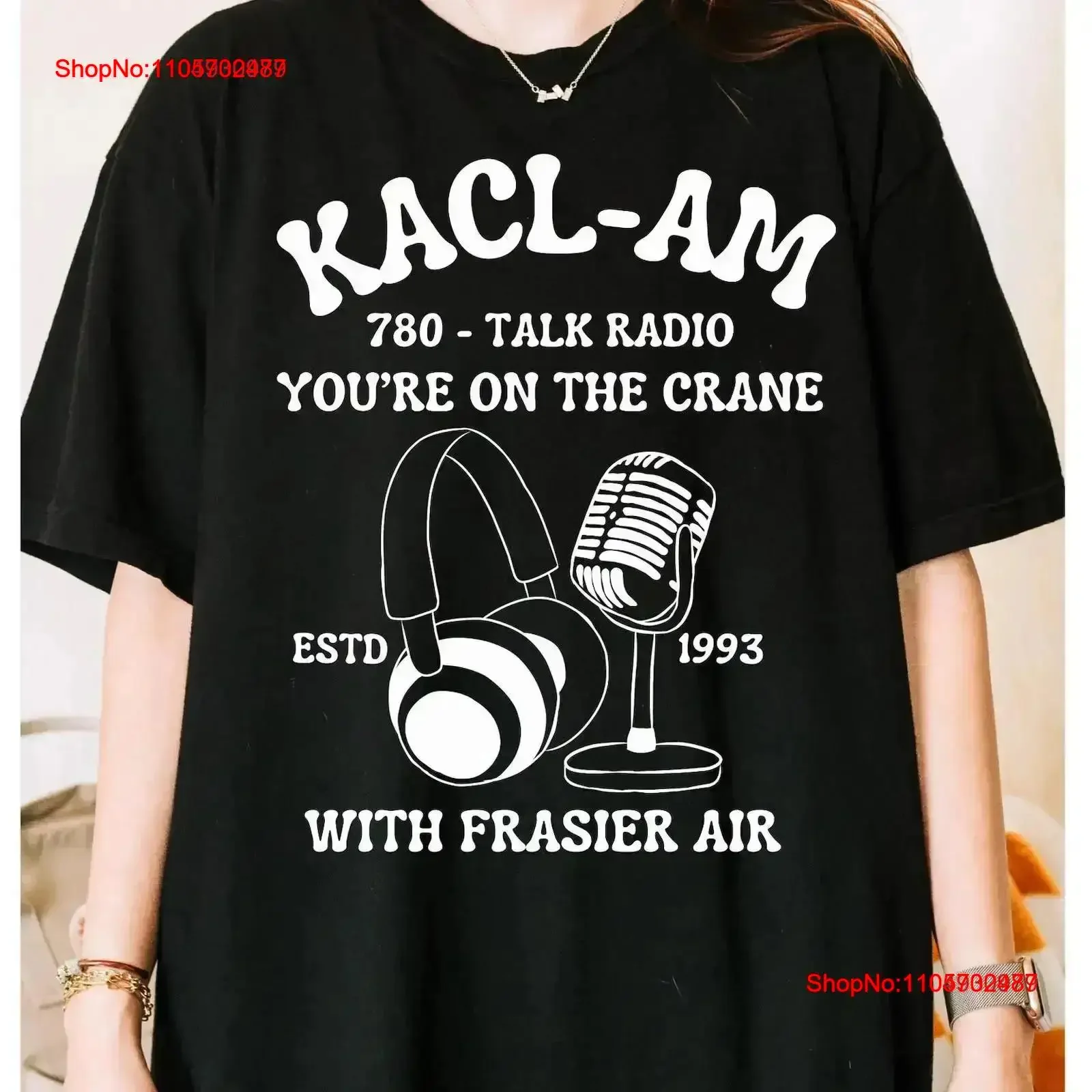 Frasier Crane 90s T Shirt Niles Cafe Nervosa Seattle Washington vintage Washed Stylish Slightly Comfortable Versatile vintage