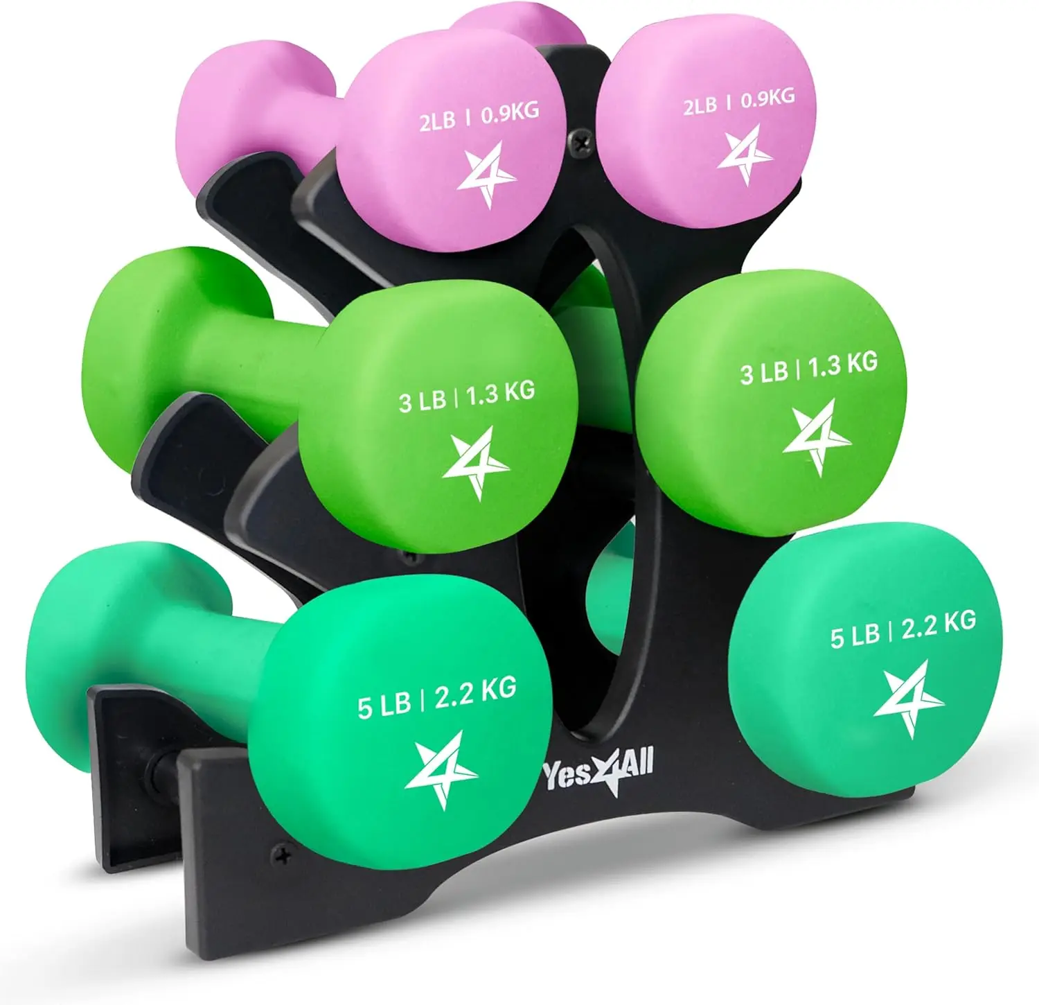 Coated Dumbbell Hand Weight Set 1