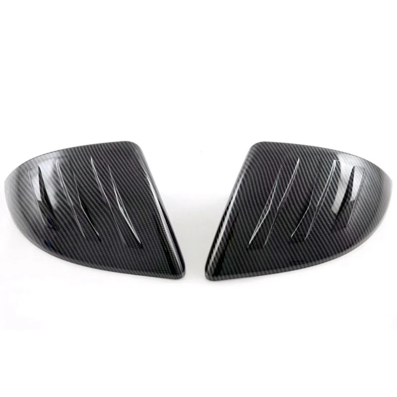 2pcs ABS Door Side Mirror Cover Trim Rear View Exterior for MG4 2022-2024 Dropship