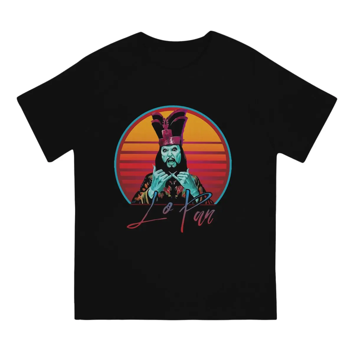 Lo Pan Essential T Shirts Men\'s 100% Cotton Humorous T-Shirt Crewneck Big Trouble in Little China Jack Wang Tee Gift Idea