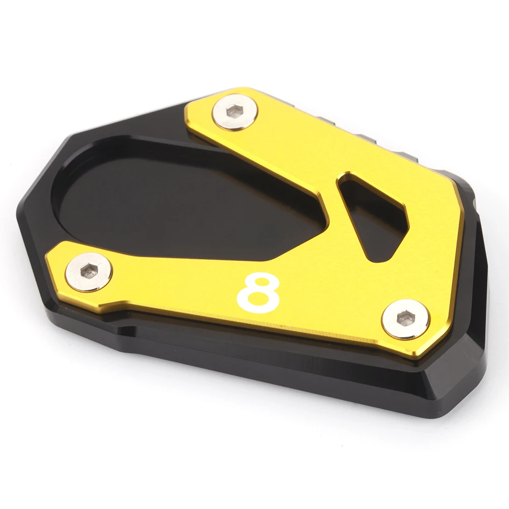 Motorcycle Accessories Aluminum Side Stand Enlarger Foot Enlargemen For GSX 8S GSX 8R GSX-8S GSX-8R GSX8S GSX8R 2023 2024 2025