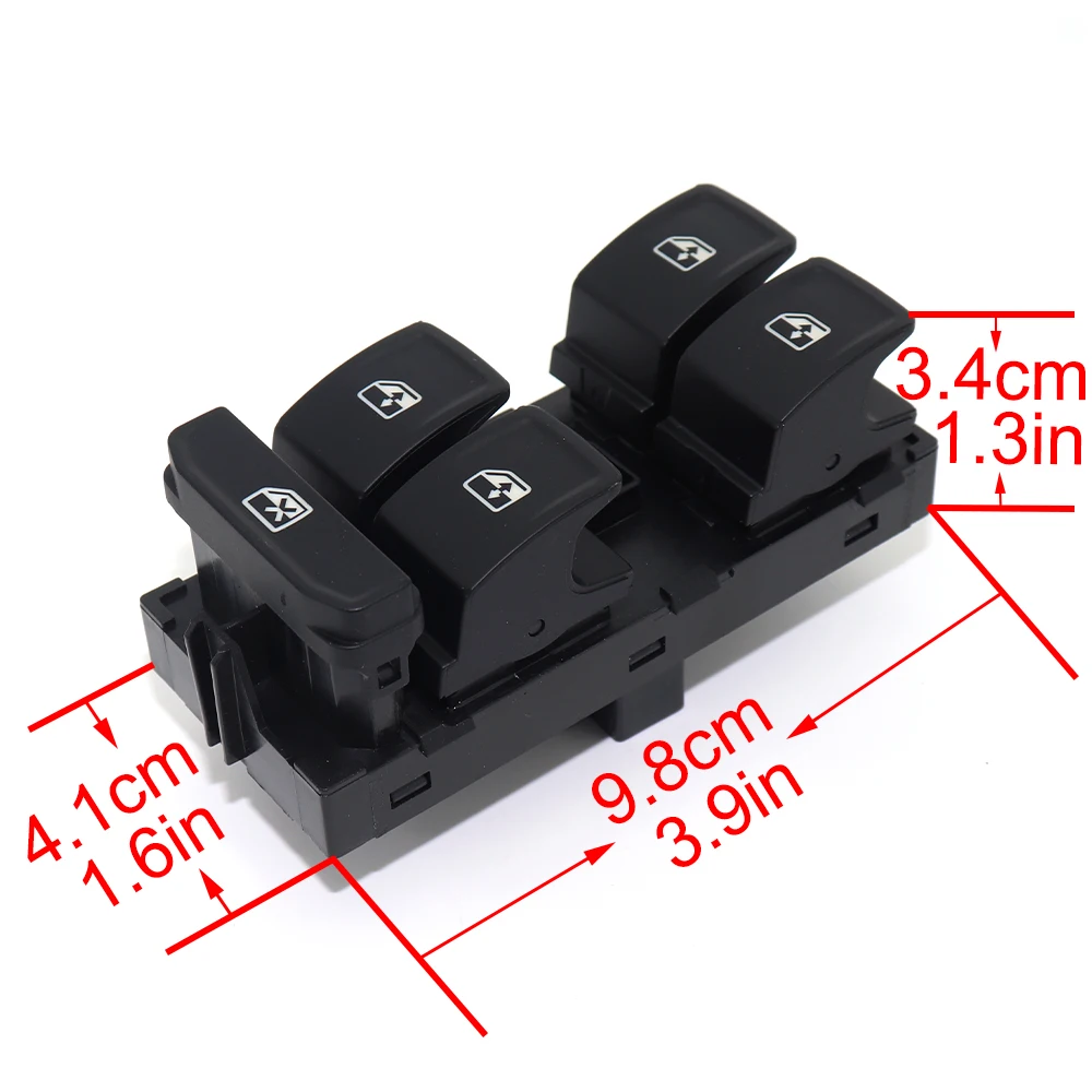 For VW Golf VII Hatchback 12-2021 8Pins Front Driver Side Electric Power Window Master Switch Control Button Assembly 5G0959857