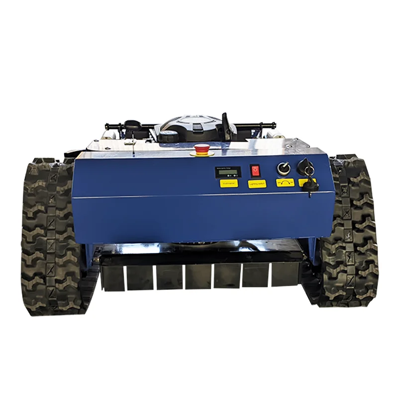 Remote Controlled Crawler Mower All Terrain Weed Cutting Machine for Embankment and Solar Farm
