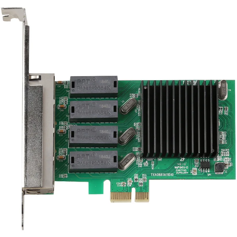 1&4-port full gigabit network card PCIe 1X to 4-port server network port EXSI aggregation unraid soft routing 8111H