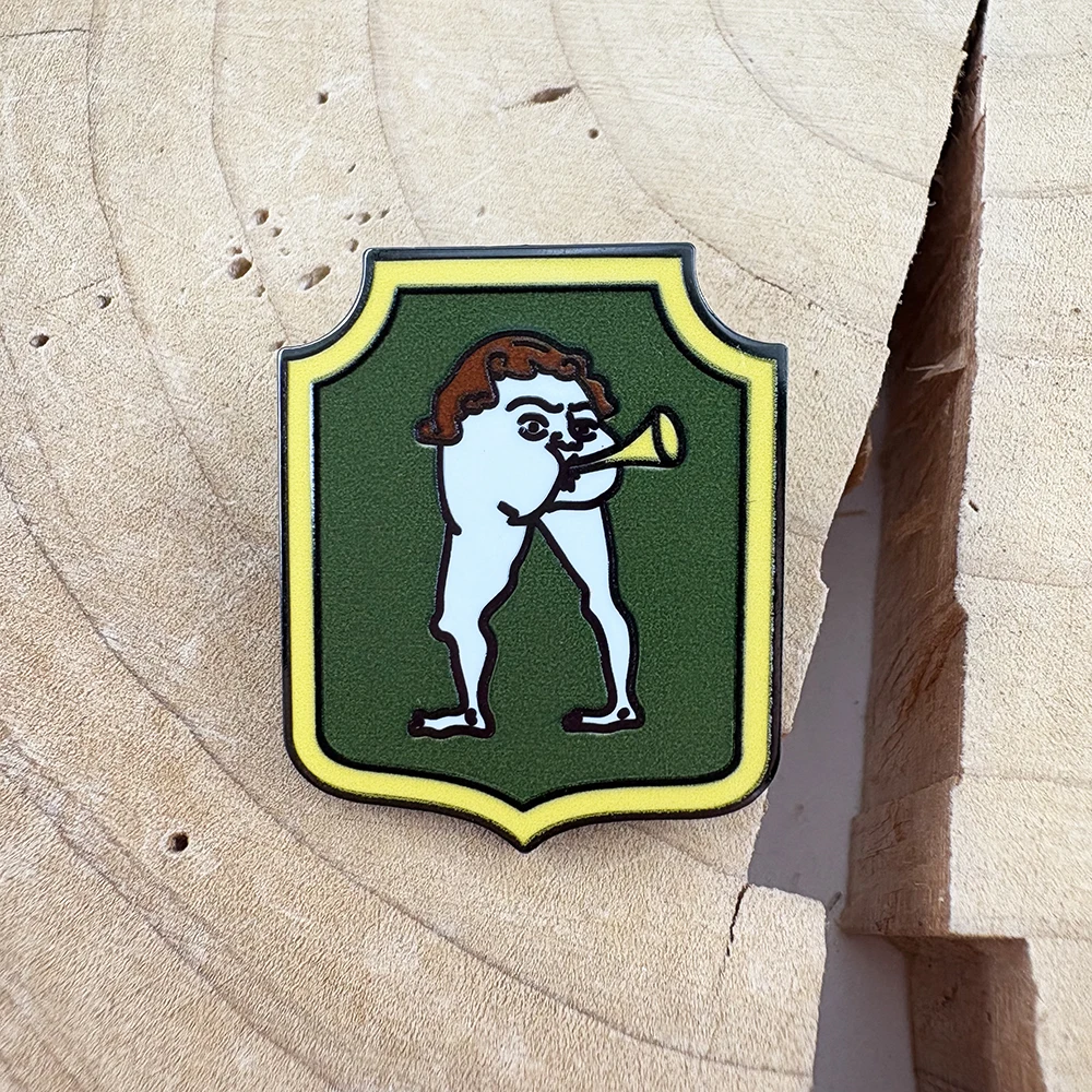 Kingdom Come Deliverance 2 Enamel Lapel Pin Game Logo Brooch