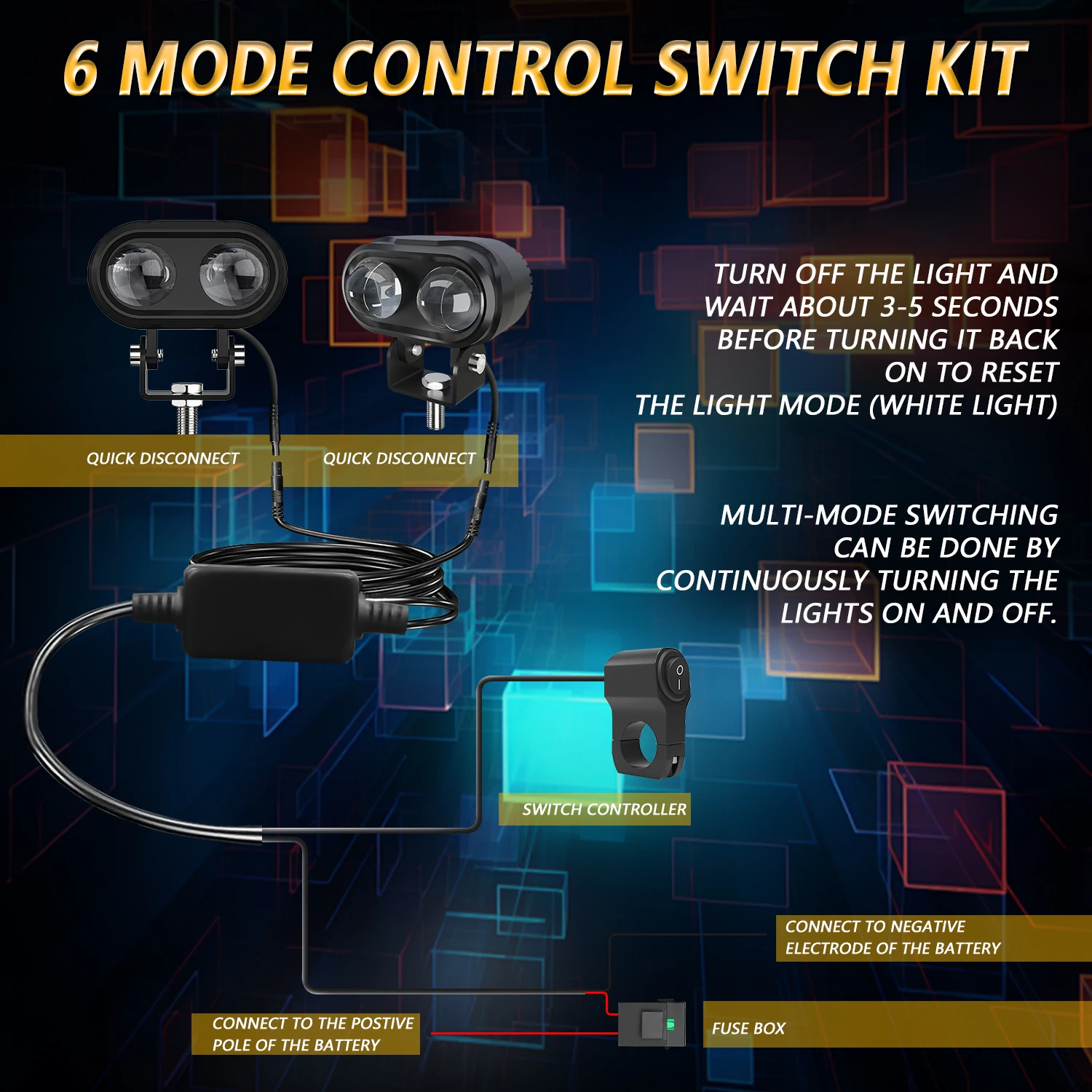 دراجة نارية القيادة مصابيح الضباب المنارة ل Led الأضواء 3000 كيلو/4500 كيلو/6000 كيلو 120 واط 6000 كيلو ل ATV شاحنة الترابية دراجة SUV UTV