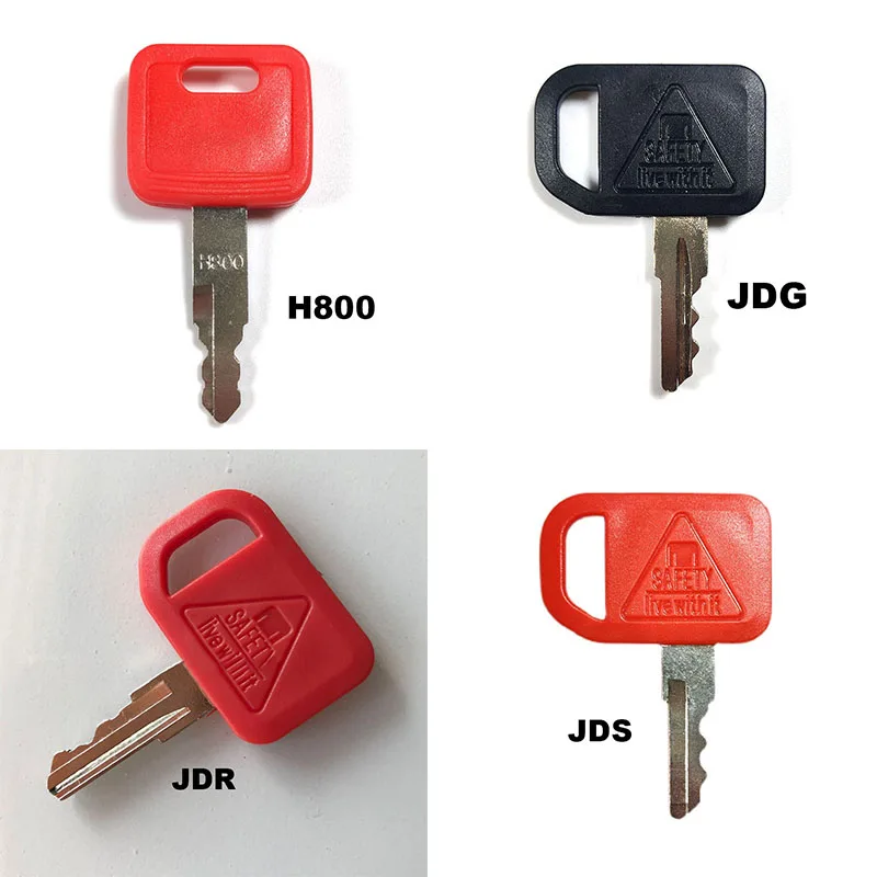 50PCS Excavator Accessories Ignition Key For H800 / JDG / JDR / JDS