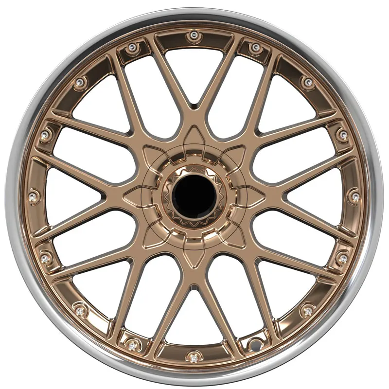 2-Piece Forged Wheel 20-Inch Aluminum Alloy Rims 5*120 5*114.3 Stylish Racing Car Wheels For Luxury Vehicles