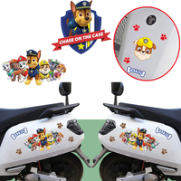 Cartoon Kawaii PAW Patrol Chase Marshall Large Stickers Car Window Stickers Skye Anime Cute Stickers Rubble Walls Cabinets Decor