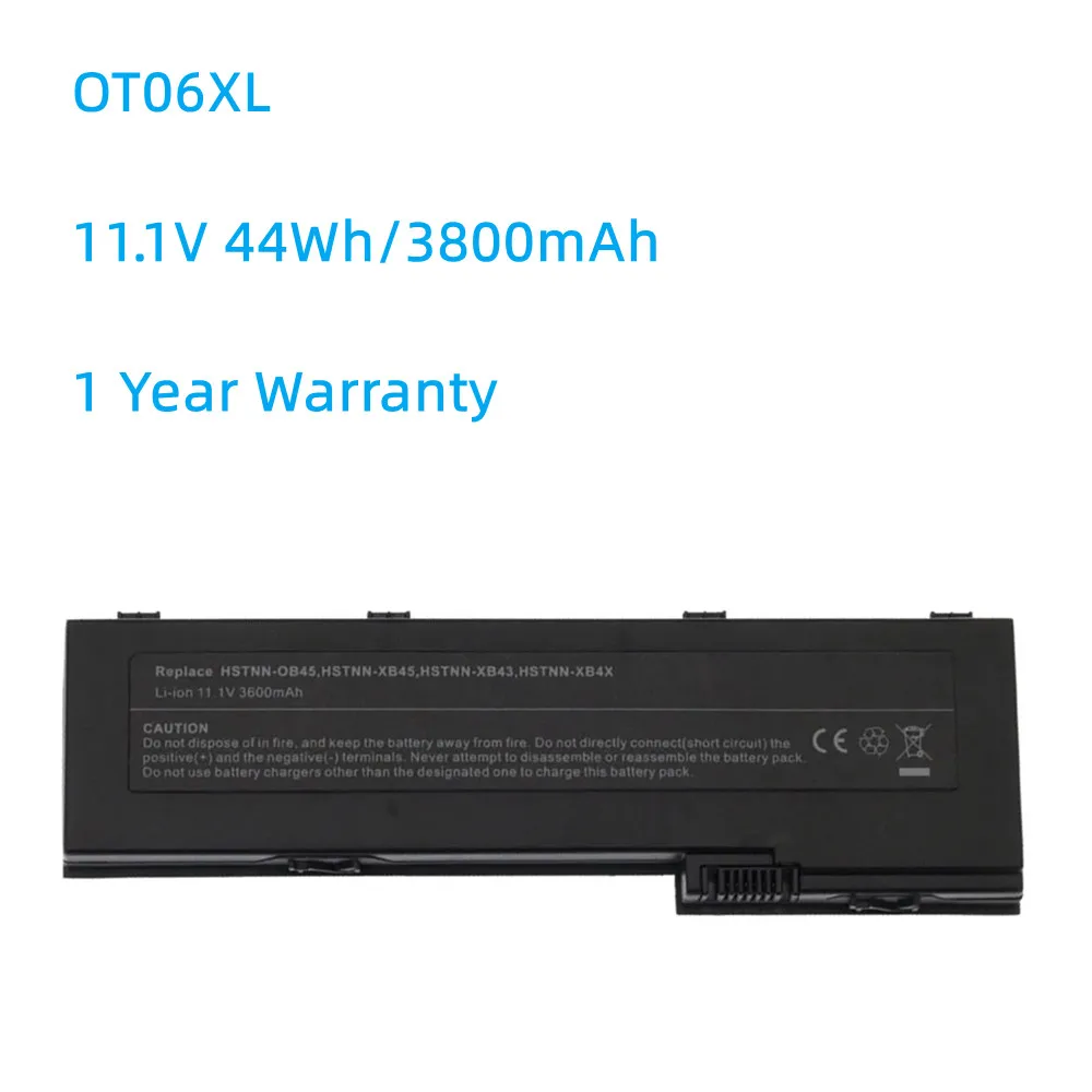 

Laptop Battery OT06XL OT06 44Wh /3800mAh For Business Notebook 2710p for EliteBook 2740p 2740w 2730p 2760p AH547AA