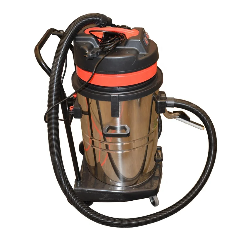 80L Stainless Steel China Motor 3000W Industrial Vacuum Cleaner