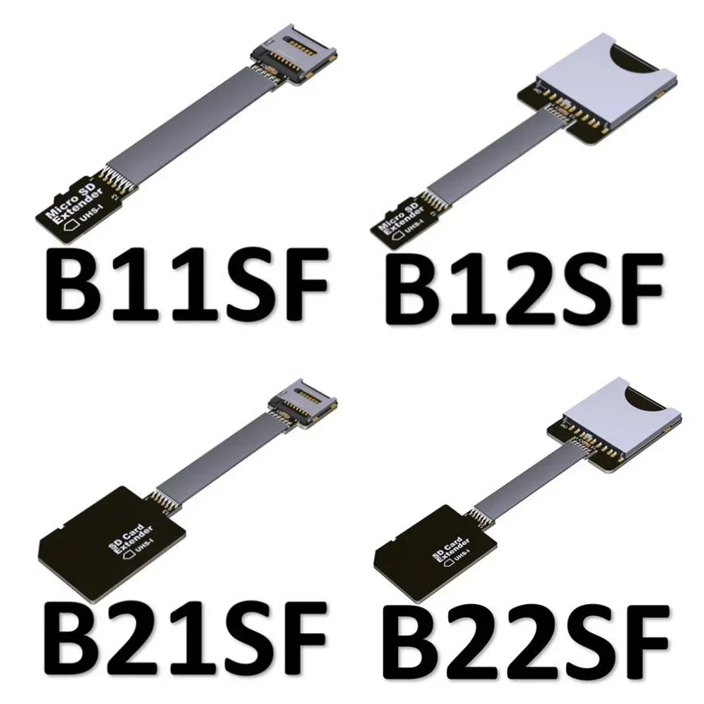 ADT 3-100CM UHS-I Micro SD To SD Extender Cable SDHC SDXC UHS-I Flexible MicroSD TF SD Memory Reader Card UHS-I SD To SD Adapter