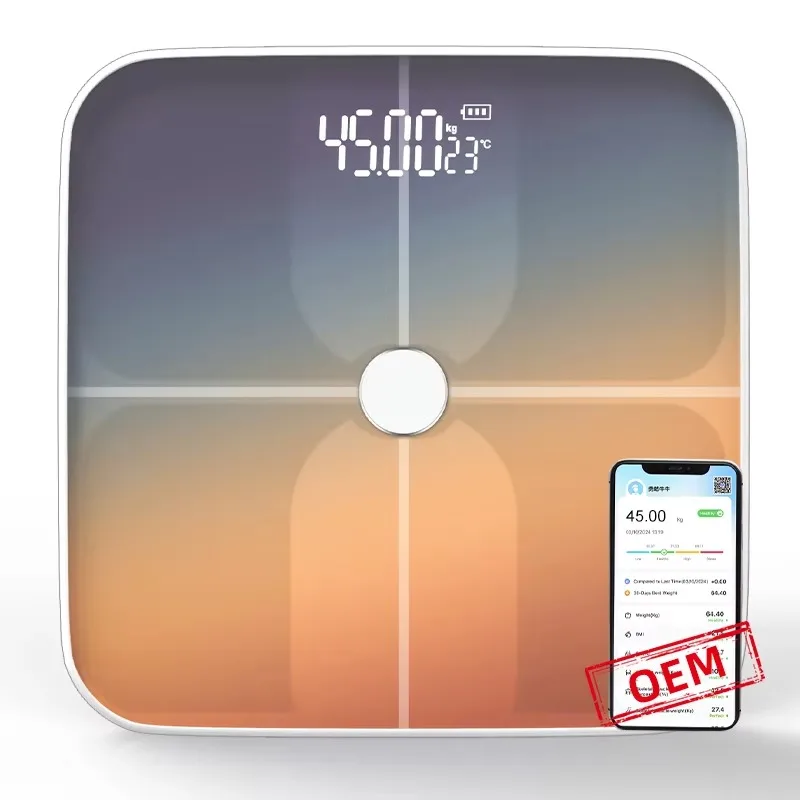 High Accuracy  ITO Household Personal Bmi Body Weight Scale bluetooth Body Fat Scale Smart Digital Bathroom Scale