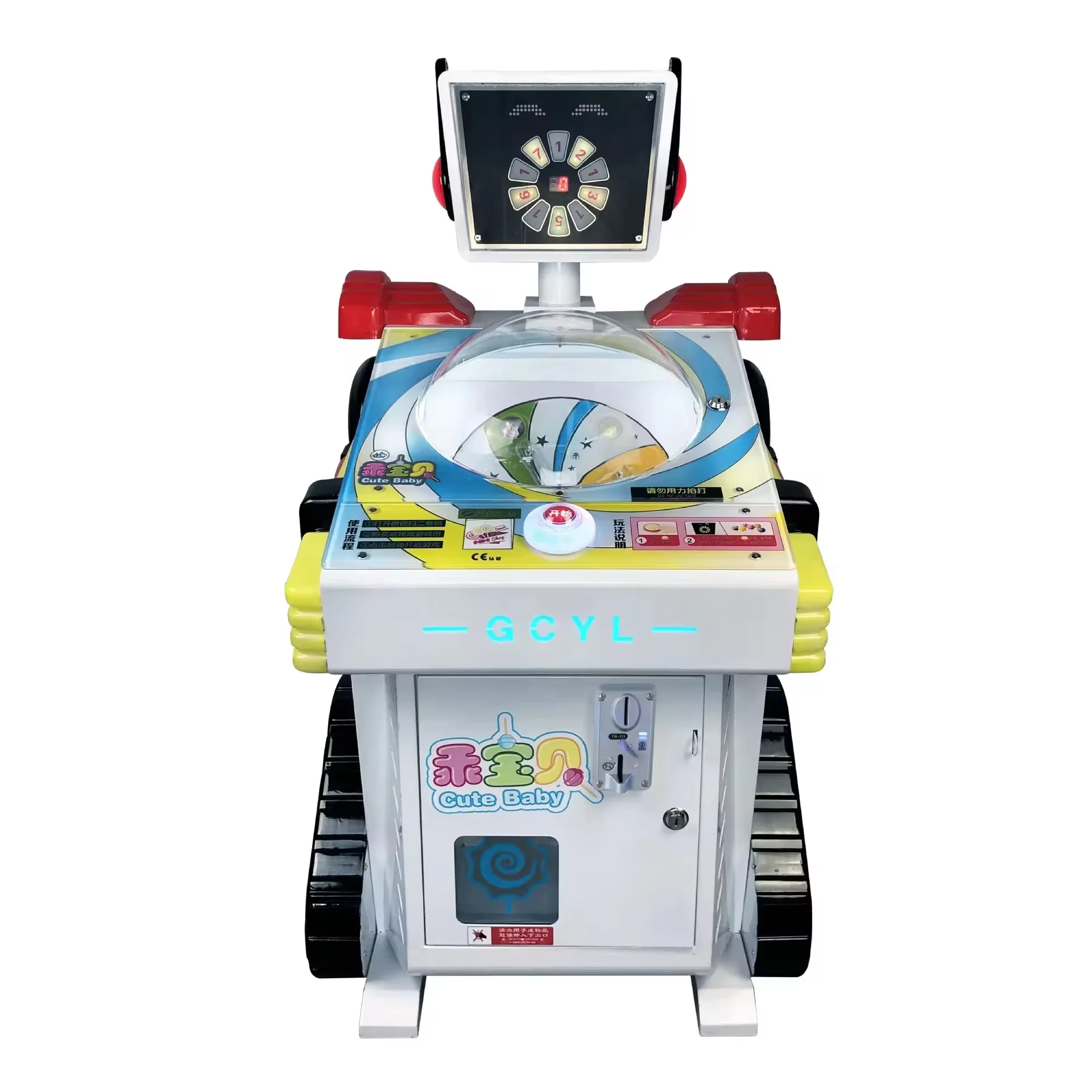 High Quality Coin Operated Metal & Plastic 1 Year Warranty Shopping Mall Surprise Twist Egg Game Capsule Vending Machine