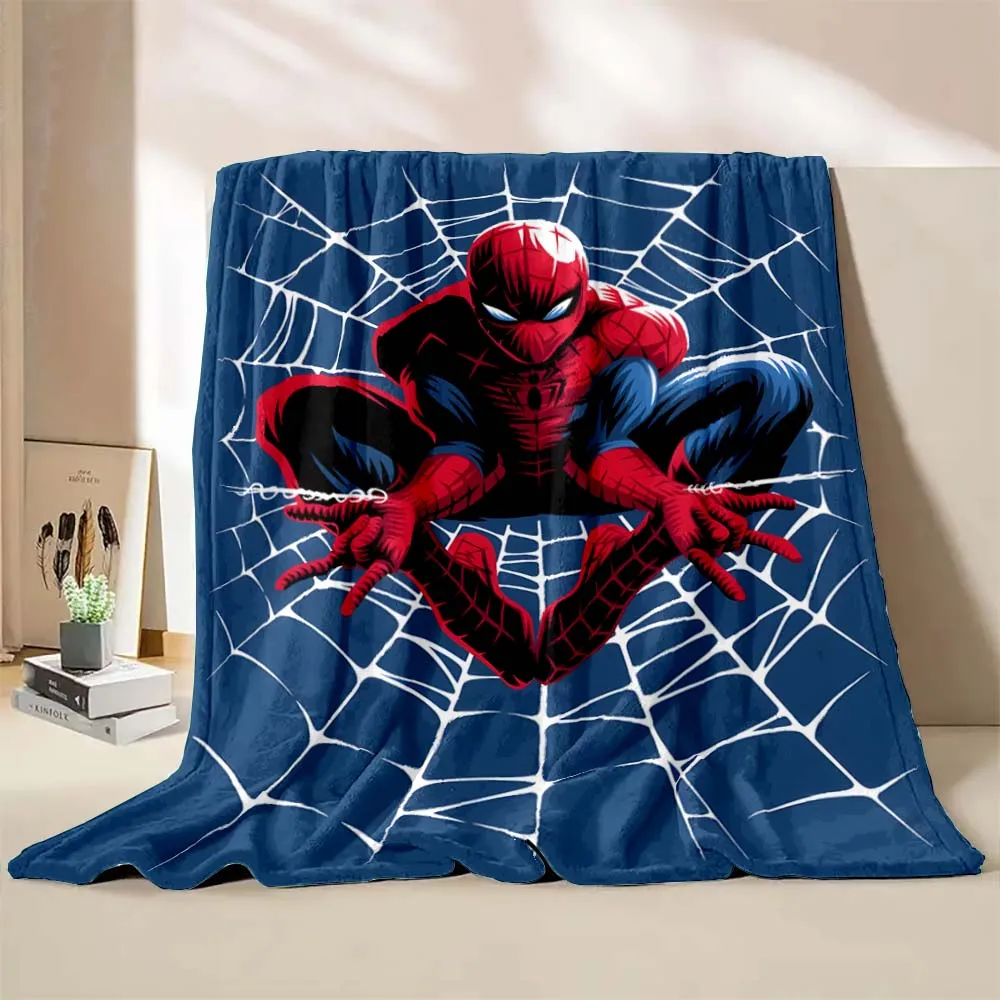 

Disney Marvel Print Four Seasons Blanket cartoon Sofa Bed Cover Soft Fluffy Blanket Warm Flannel Throw Blanket Children Gift