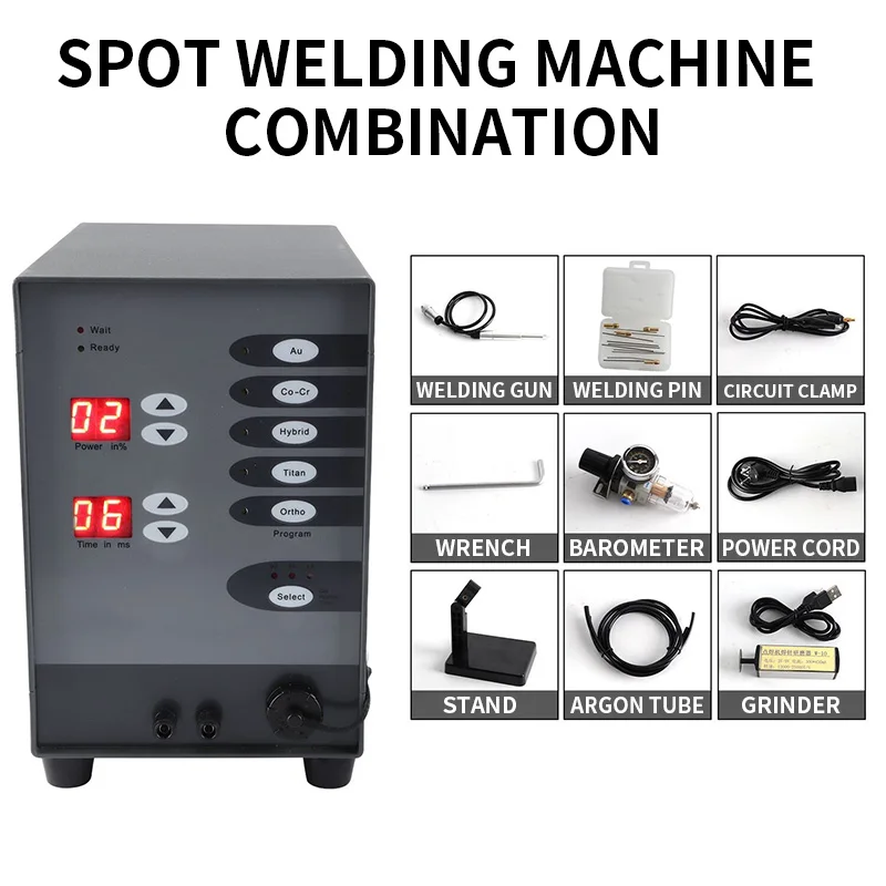 التلقائي CNC نبض الأرجون قوس Tig مجوهرات ماكينة لحام نقطي ماكينة لحام نقطي 100 واط 250 فولت/2.0A