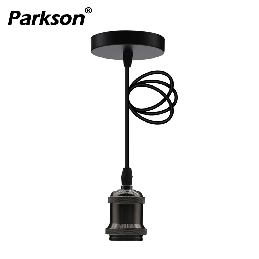 Retro Pendant Lights E27 110V 220V Socket Vintage Aluminum Ceiling Light Bedside Multicolour Chandelier Light Industrial Lamp