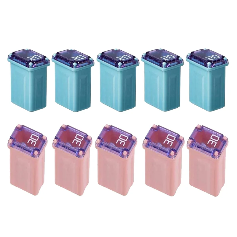 10 PCS of 20Amp 30Amp Miniature Box Fuses FMM MCASE Type FMM Maxi Fuses (