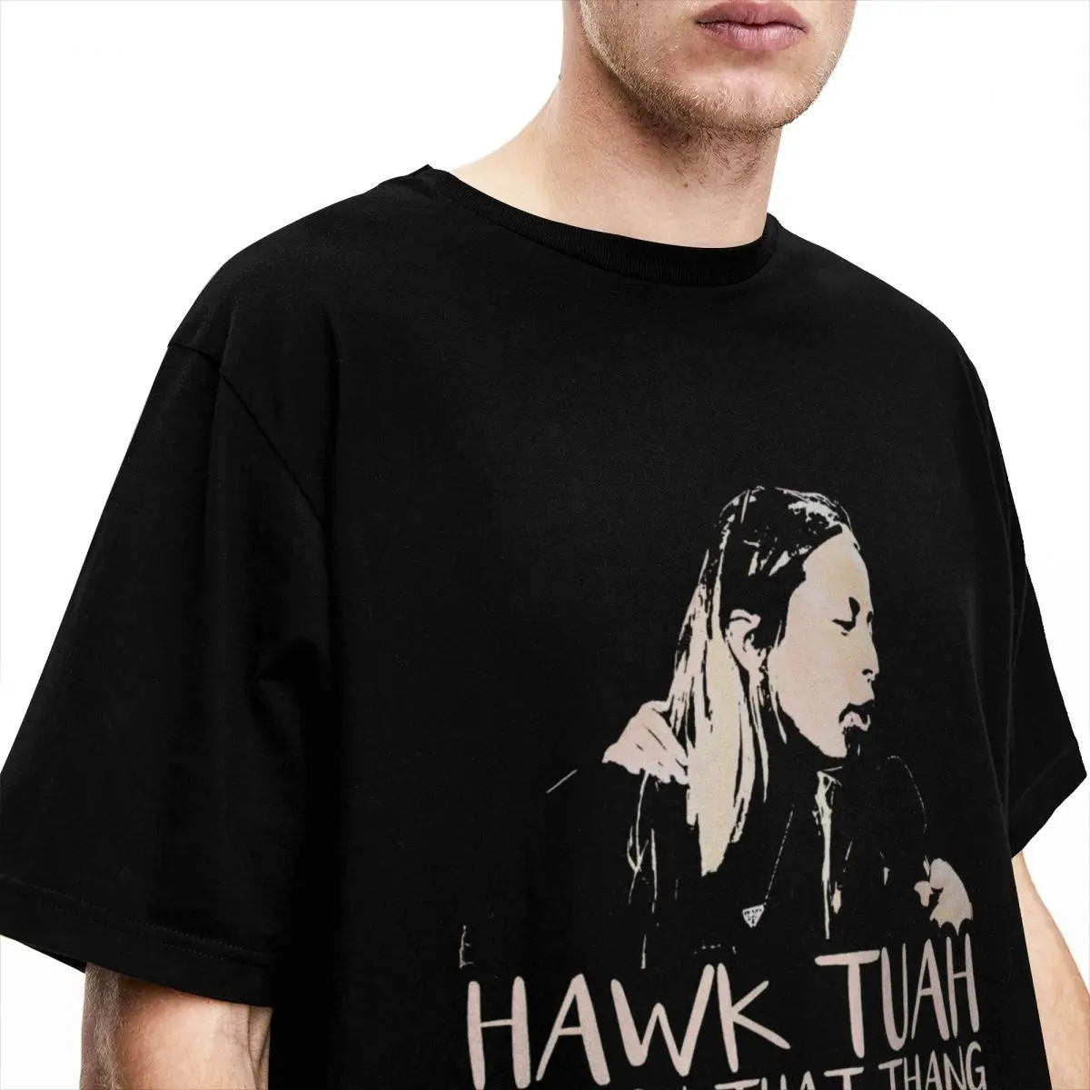 Hawk Tuah 2024 T-Shirt Men's Spit On That Thang Vintage Cotton T-Shirts Summer Comfortable Fashion Tee Shirt Plus Size Tops