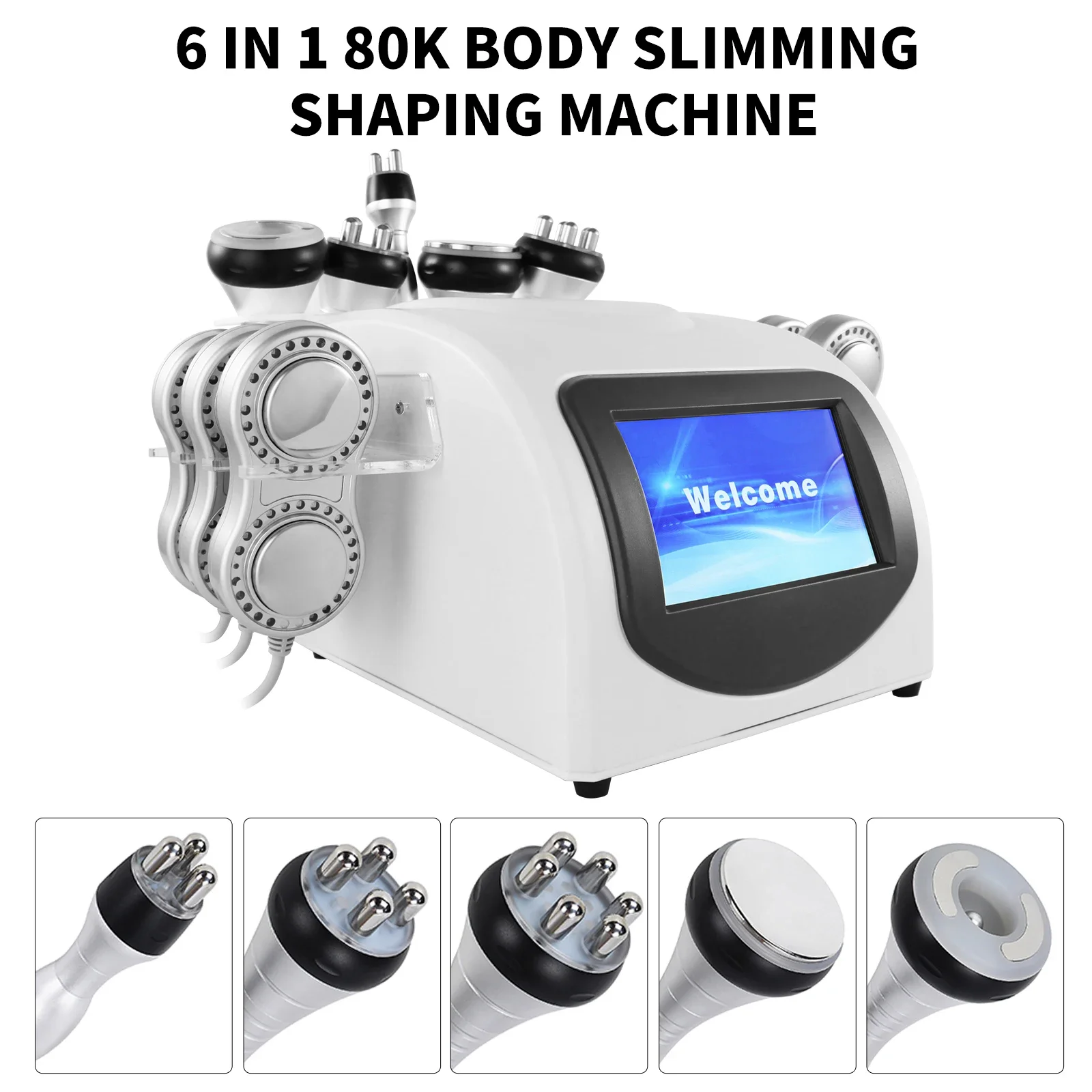 40 Khz สูญญากาศ Body Shaper เครื่อง 6 In 1 เซลล์ลดไขมัน Burning Machine Body Sculpting รับประกันของแท้