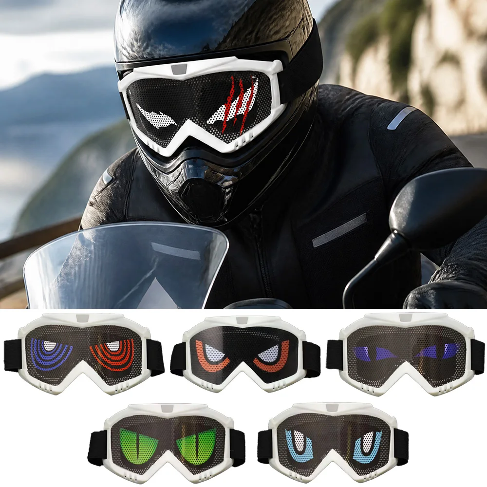 Trendy Decor Eyewear, Lightweight Frame, Unique Shape, for Motorbike Riding, Ski Sports, Cycling & Photo Shooting