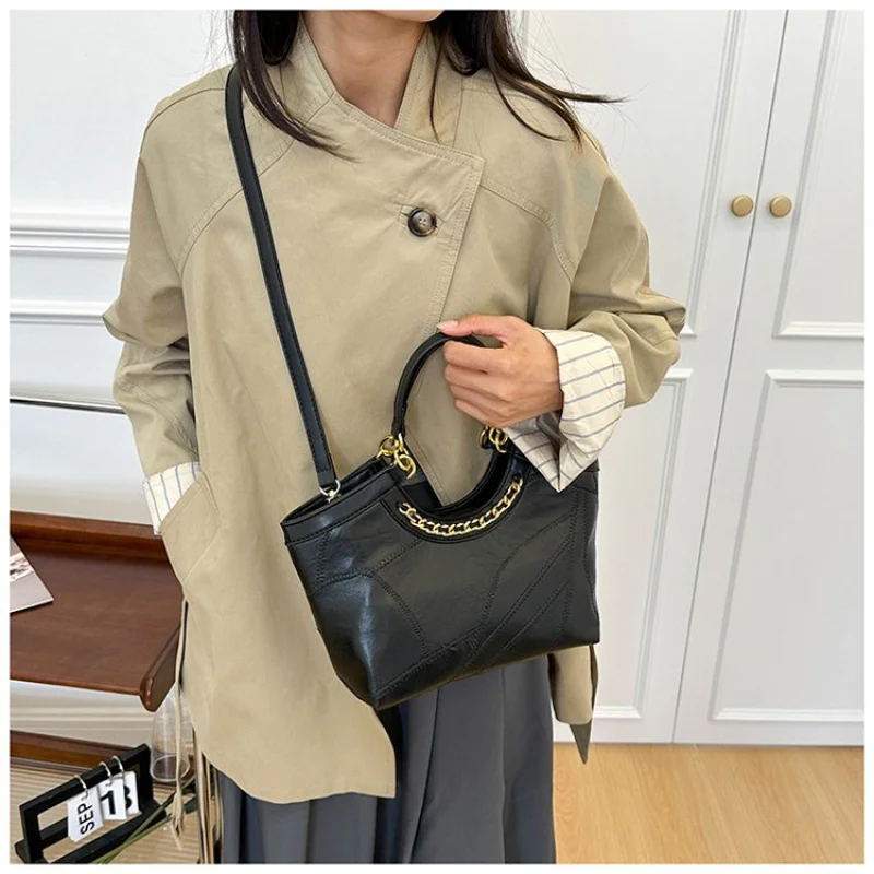 

Женская сумка через плечо премиум-класса, изготовленная из атласной кожи, легкая, мягкая, элитная, гладкая, в Берлине ​