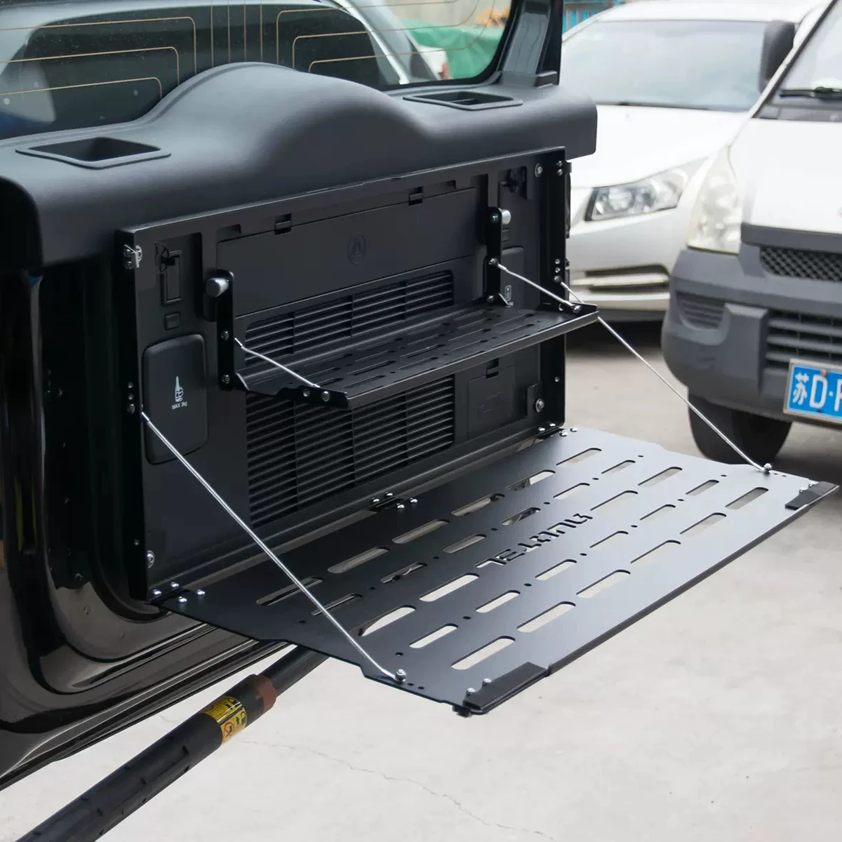 

Складная полка-органайзер для багажника Chery Jetour Traveller T2, внутренняя отделка, полка для хранения на задней двери