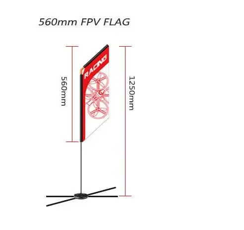 LDARC 560mm FPV Flag for RC FPV Racing Freestyle Indoor Outdoor Tinywhoop Cinewhoop Toothpick Cinematic Cinewhoop Ducted Drones