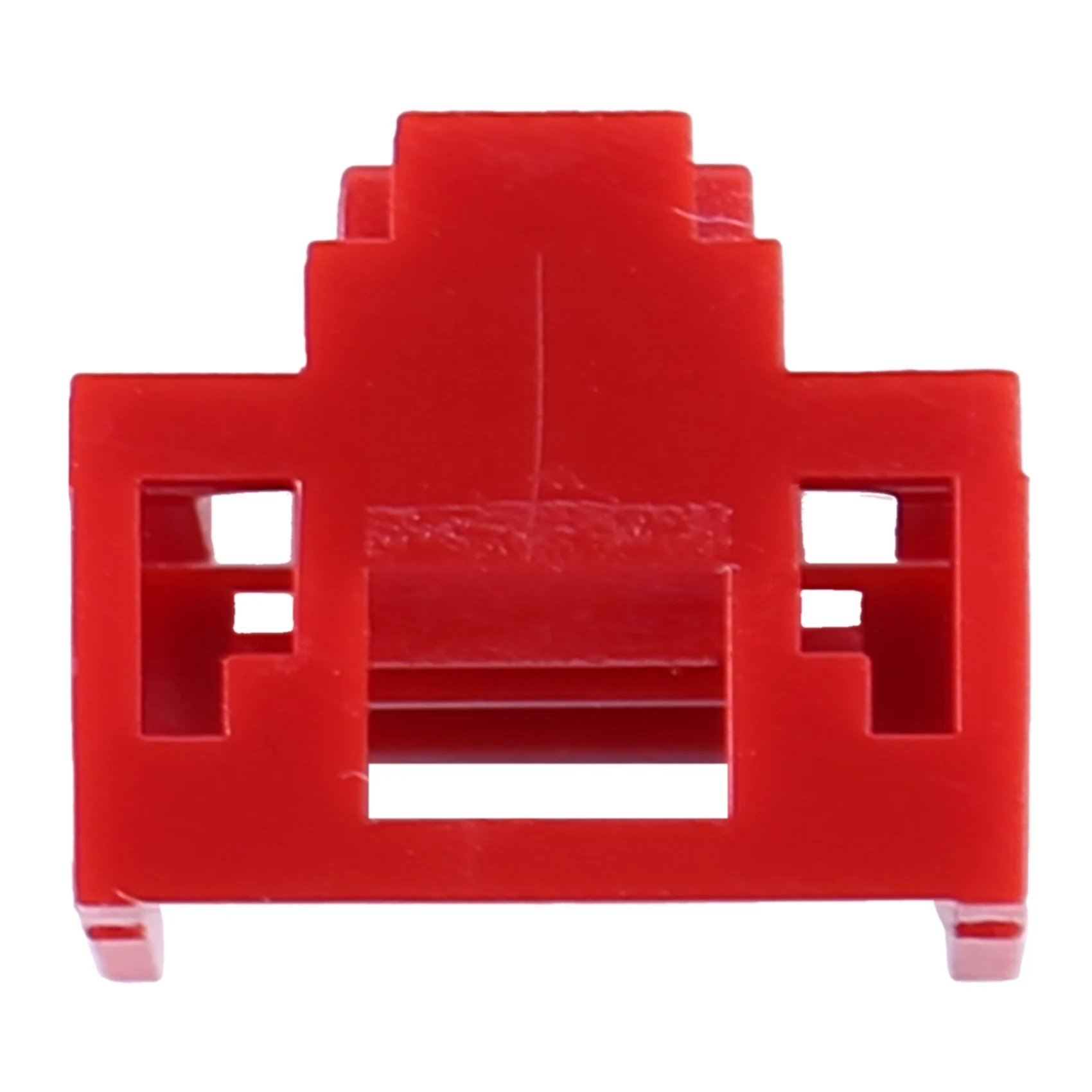 100Pcs Red RJ45 Port Ethernet LAN Hub Anti Dust Cover Plug Cap Blockout Protector con blocco proprietario e chiave