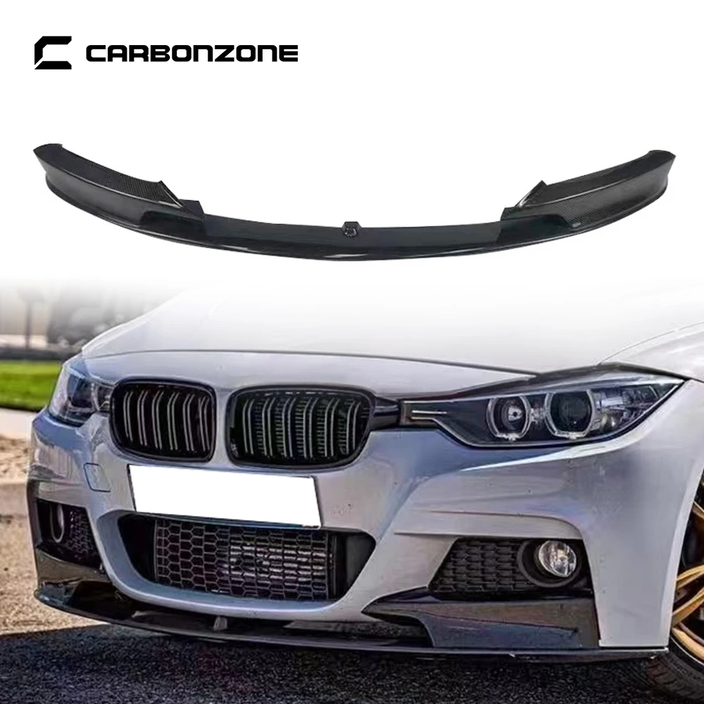 Carbon Fiber MP Style Front Bumper Lip Diffuser for BMW F30 2012-2018 splitter body kit automobile car accessories