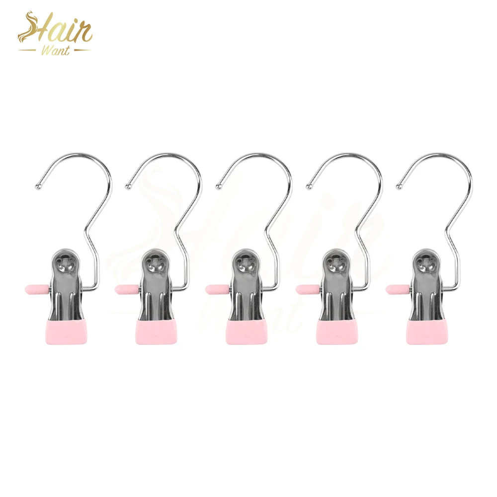 

Hair Want, 5 упаковок, вешалки с крючками для белья, зажимы для вешалок для одежды, органайзер для шкафа, носки, зажимы для полотенец, сверхмощные прищепки
