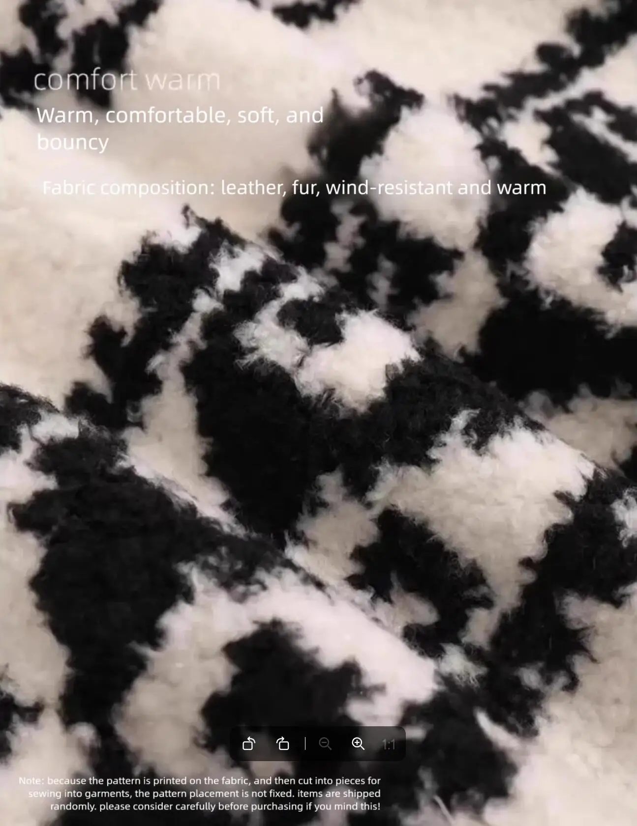 معطف شتوي 2022 باللون الأسود والأبيض على شكل طوطم مع قلنسوة من فرو الضأن الصناعي وأكمام طويلة للنساء أزرار مفتوحة ملابس خارجية أشعث فضفاضة