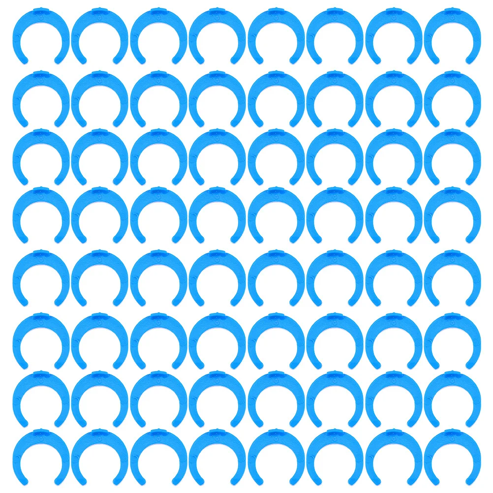 50 Pcs Through Water Purifier Buckle Filter System Clamp Plastic Tube Fittings Part