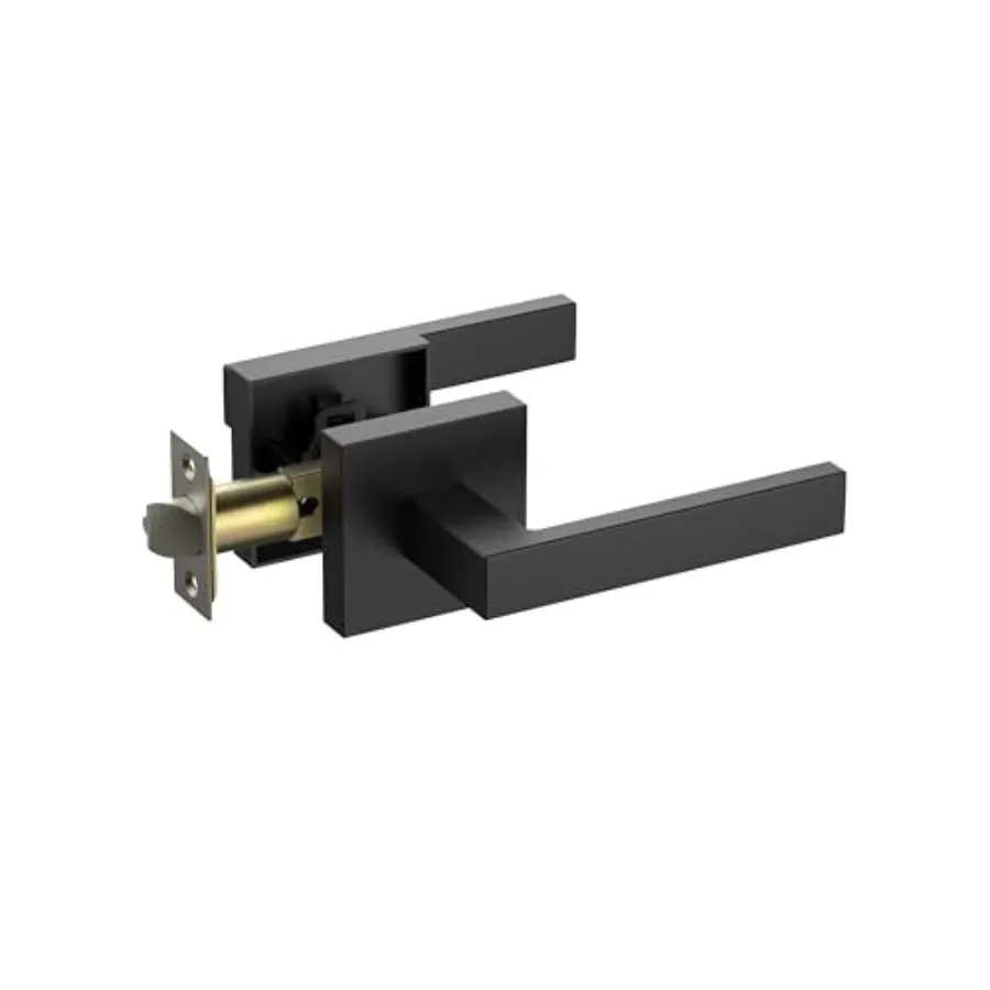 

Square Door Handle - Easy Installation, Fits All - Matte Black