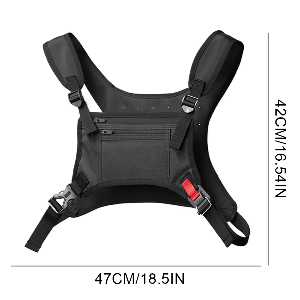 

Нагрудная сумка для мужчин, водостойкая сумка-жилет для бега с держателем для телефона, поясная сумка для тренировок, бега, езды на велосипеде