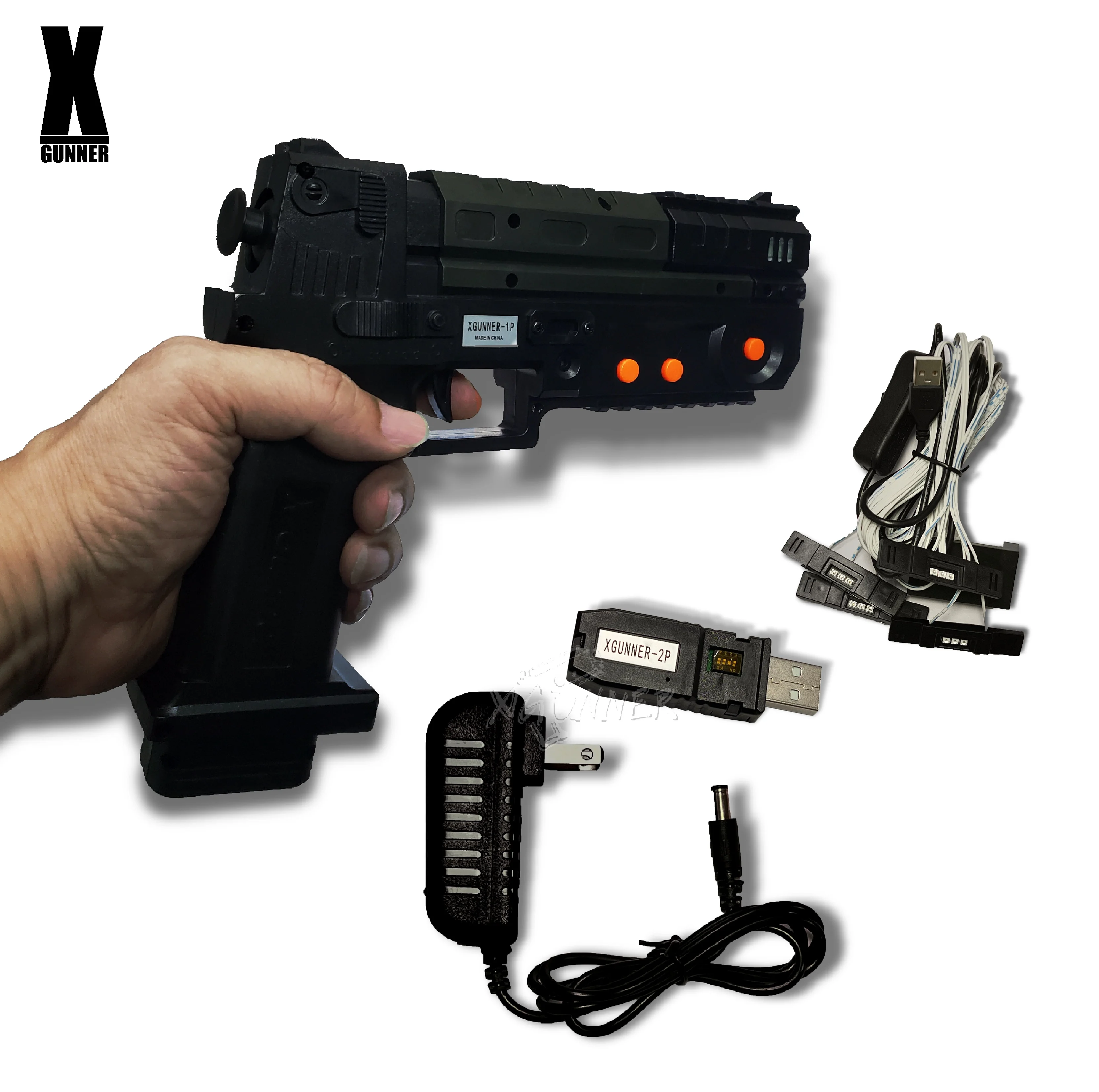 X-GUNNER XGUNNER 2.4G wireless gaming light gun, wireless  light gun，Somatosensory gun，Functions far exceed GUN4IR