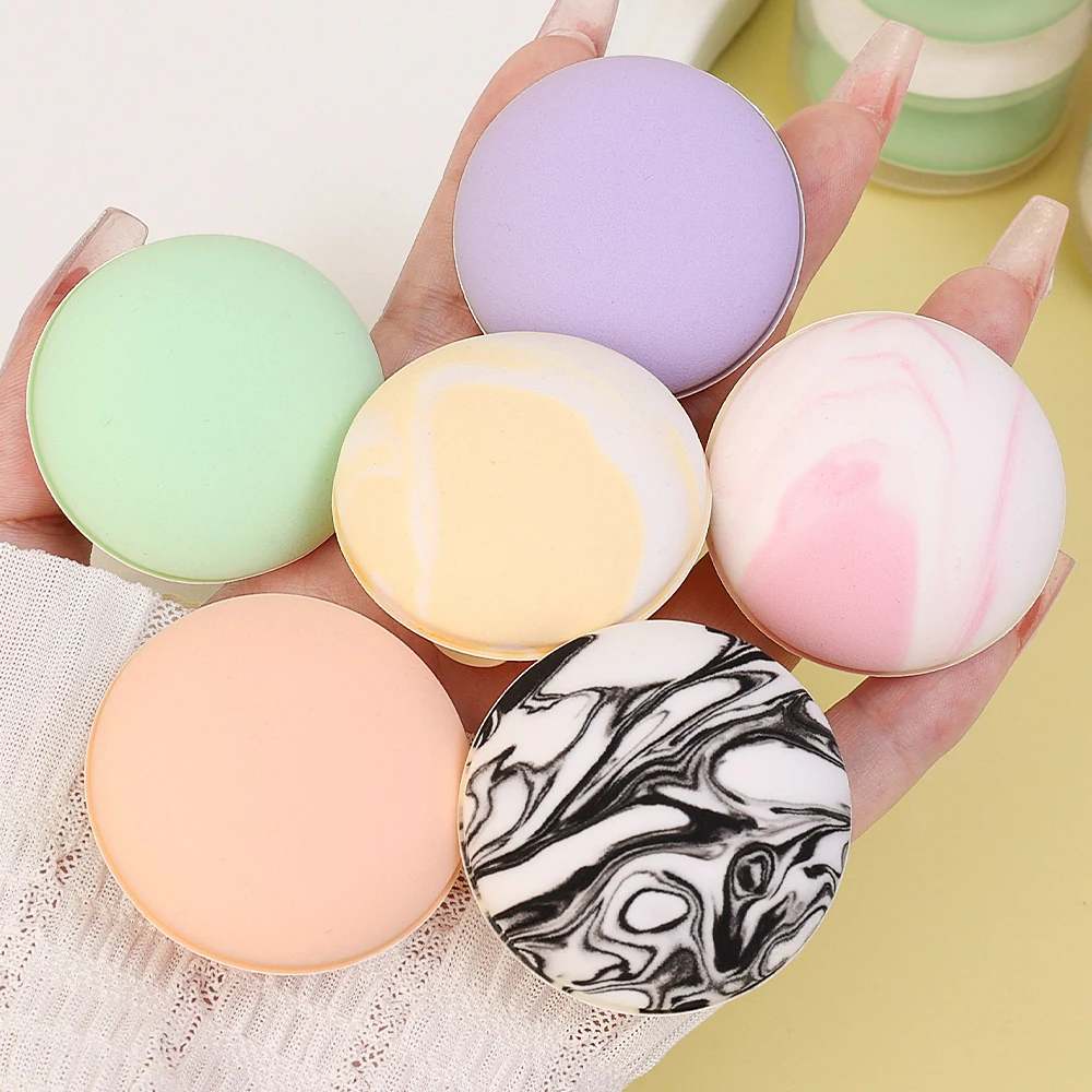 4 Stuks Vlinder Cosmetische Puff Set Make-Up Sponzen Foundation Luchtkussen Droog En Nat Gebruik Zacht Candy Katoenen Poeder Puff Make-Up Tool