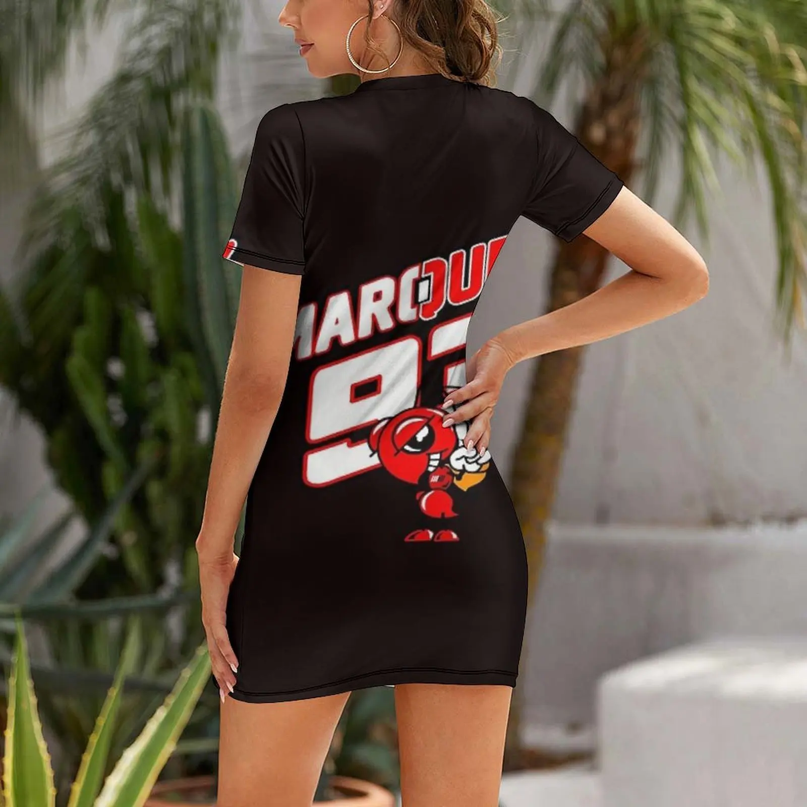 Imagen 3: Vestido de manga corta Ant The Alient, vestidos de lujo para mujer, vestidos de verano para mujer, vestidos de noche para mujer