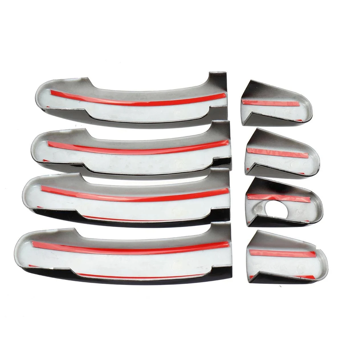 

AA92-8 шт./компл. автомобильные глянцевые черные чехлы на 4-дверные ручки из АБС-пластика для Ford Focus Escape Kuga Ranger 2013 2014 2015 2016 2017 2018