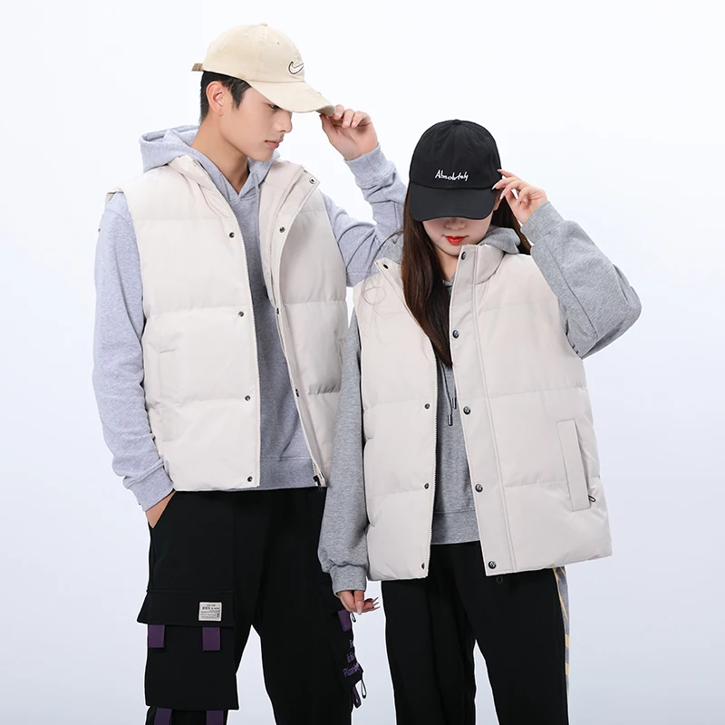 

Unisex Sleeveless Puffer Vest, Quilted Jacket for Men and Women