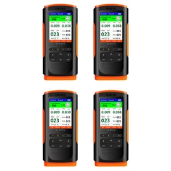 Monitor de calidad del aire PM 2,5, Detector de formaldehído, pantalla portátil, medidor de contaminación del aire, Mini probador de polvo para el hogar y el coche, 4 Uds.