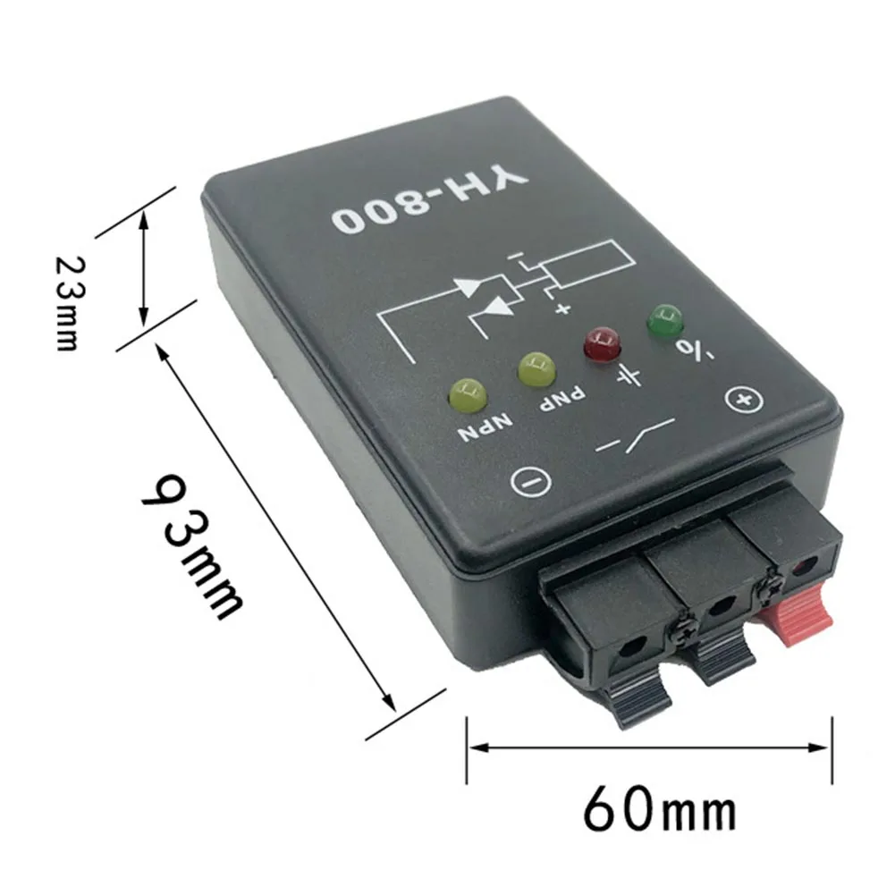 YH-800 Lichtschrankentester, Näherungsschalter, Magnetsensor PNP NPN Tester Metalldetektionsinstrument 93 * 60 * 23 mm – Detail 10