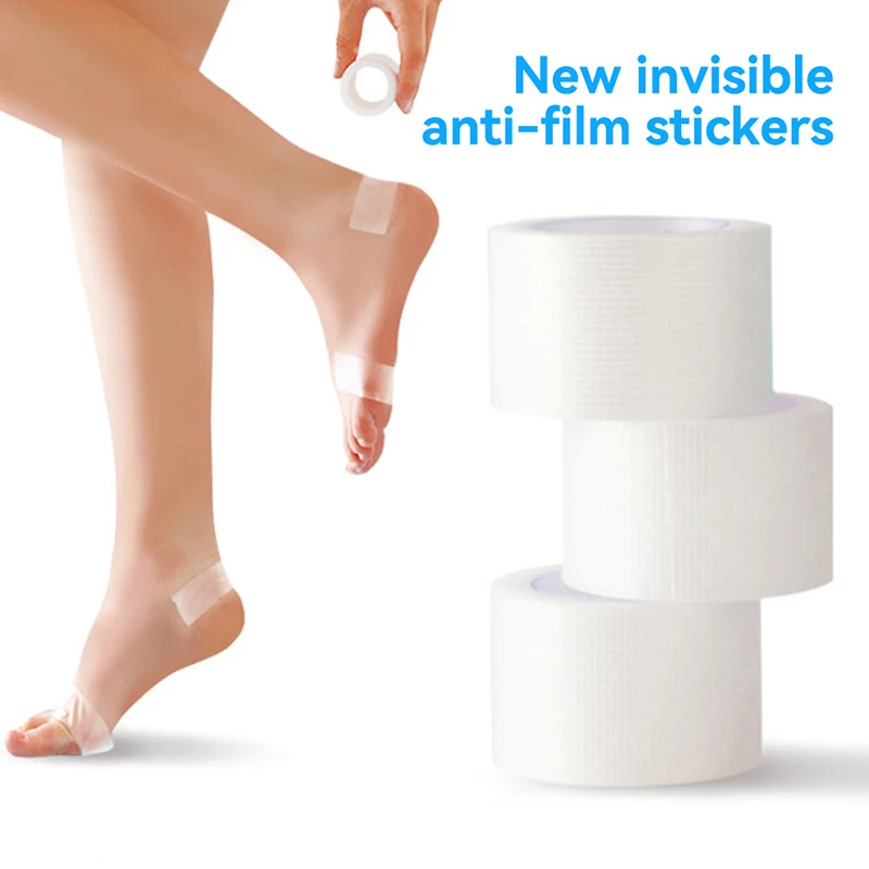 1Roll 5mx2.5cm Self-Adhesive Invisible Anti-wear Tape Bandage Medical Plaster Foot Heel Sticker Tape Waterproof Patch Bandaid