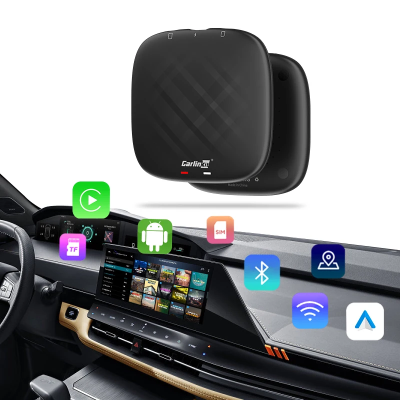 Auto Upgrade Google Play Youtube Netflix MINI AI BOX Full Android System Wireless Carplay