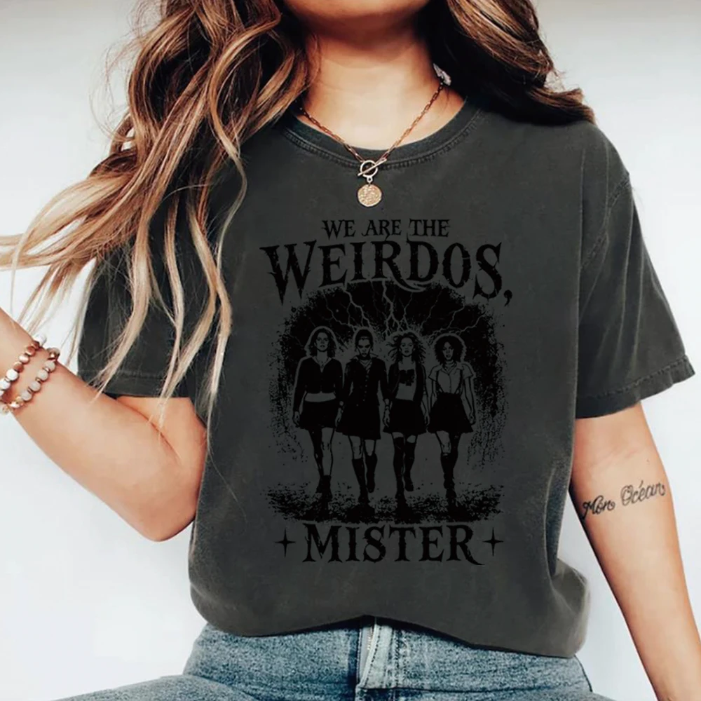 The Craft T-shirt Witch Coven Tee Retro Horror Halloween Shirt Vintage Movie Graphic T Shirts Unisex Casual Tops Witchy Gift